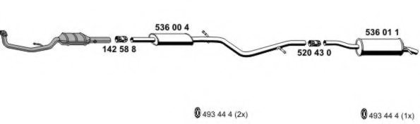 ERNST 100488 Exhaust System